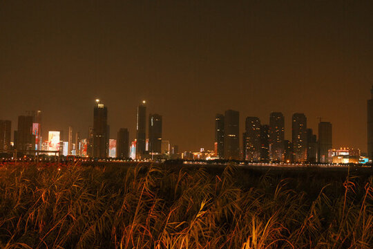 漢口江灘夜景