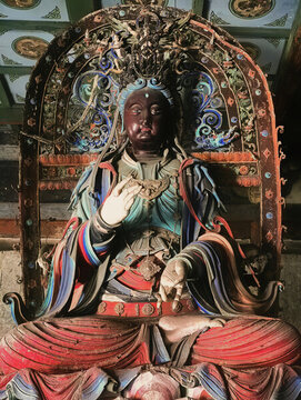 山西平遙雙林寺塑像