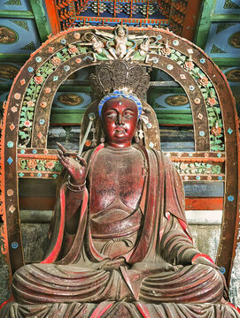 山西平遙雙林寺塑像