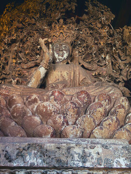 山西平遙雙林寺塑像