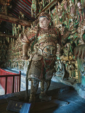山西平遙雙林寺塑像