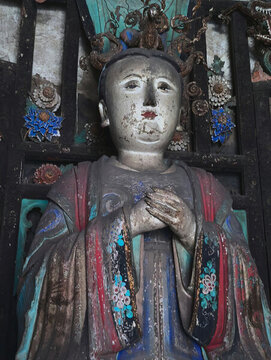 山西平遙雙林寺塑像