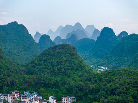 桂林陽朔遇龍河