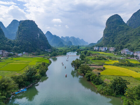 桂林陽朔遇龍河