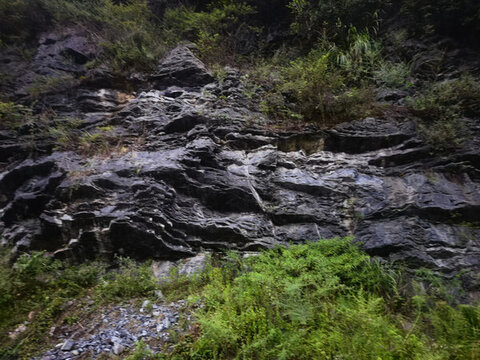 山體巖石