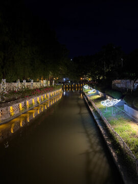逢簡(jiǎn)水鄉(xiāng)夜景