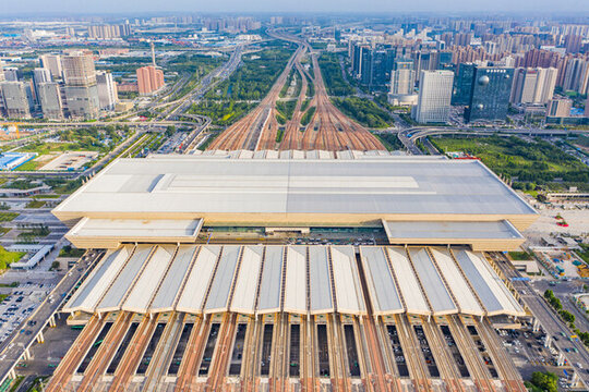 郑州东站高铁站高速铁路交通枢纽