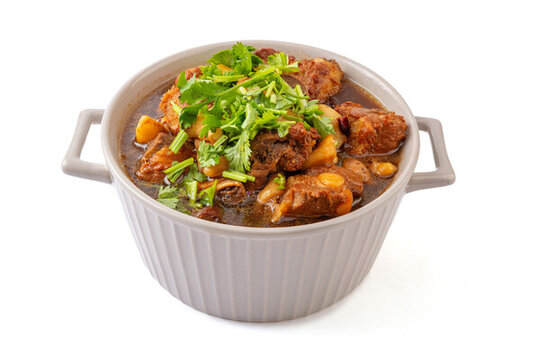 菱角燒排骨