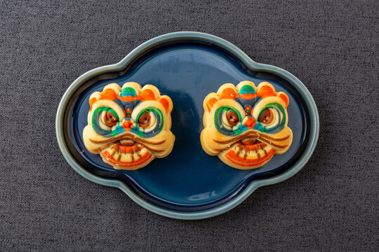 醒獅藍(lán)莓流心糕點(diǎn)