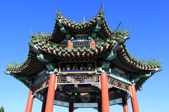 北京西山森林公園半山亭
