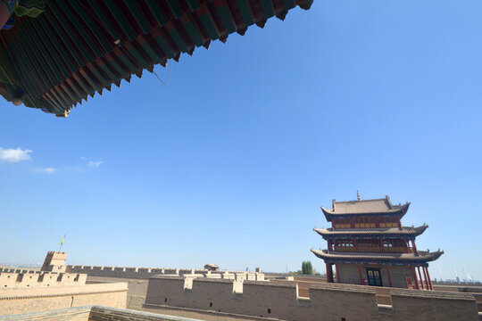 甘肅嘉峪關(guān)長城柔遠樓城樓
