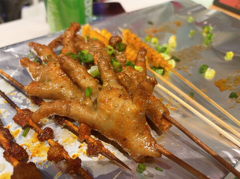 軟糯雞爪燒烤美食拍攝
