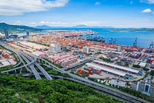 港口碼頭海運(yùn)集裝箱物流國際貿(mào)易