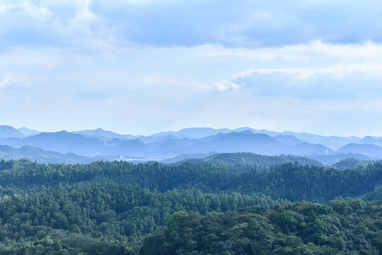 水墨風(fēng)山峰山林