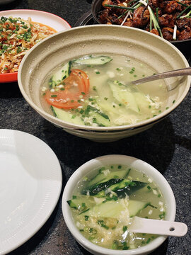 黃瓜蛋花湯
