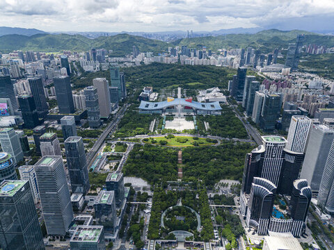 城市航拍景觀