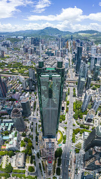 城市建筑航拍景觀