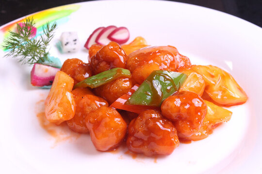 香菠咕嚕肉