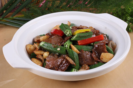 啫秋葵牛肉