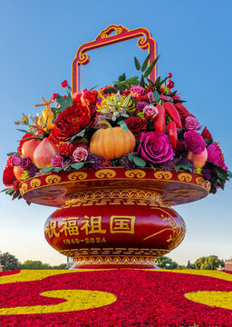 天安門(mén)大花籃
