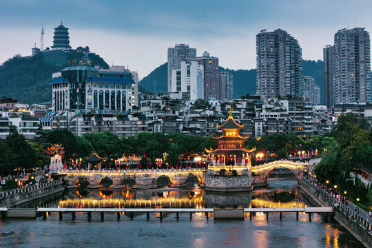 貴陽甲秀樓夜景
