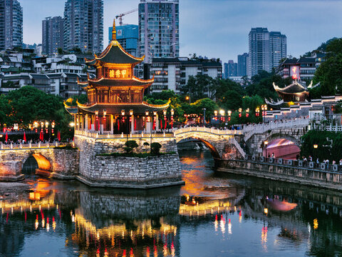 貴陽甲秀樓夜景