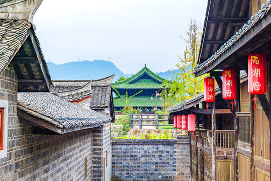 四川宜賓屏山馬湖府古城