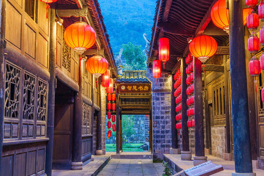 四川宜賓屏山馬湖府古城