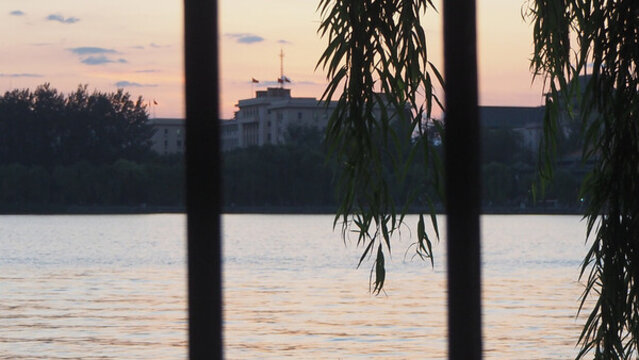 北海公園黃昏