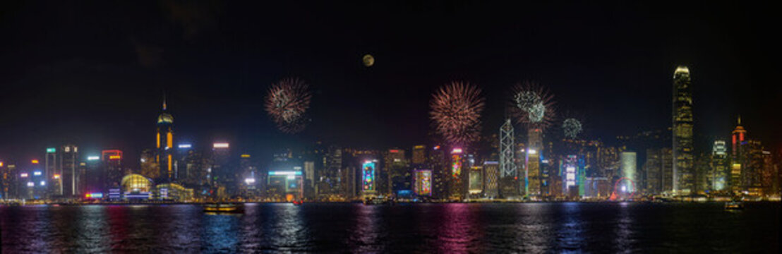 香港維港夜景