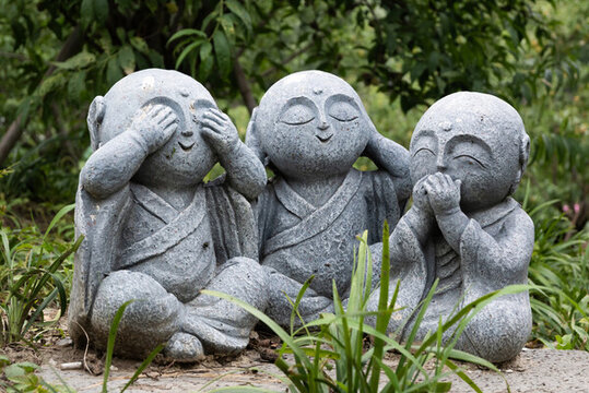 泰州李中水上森林公園小沙彌