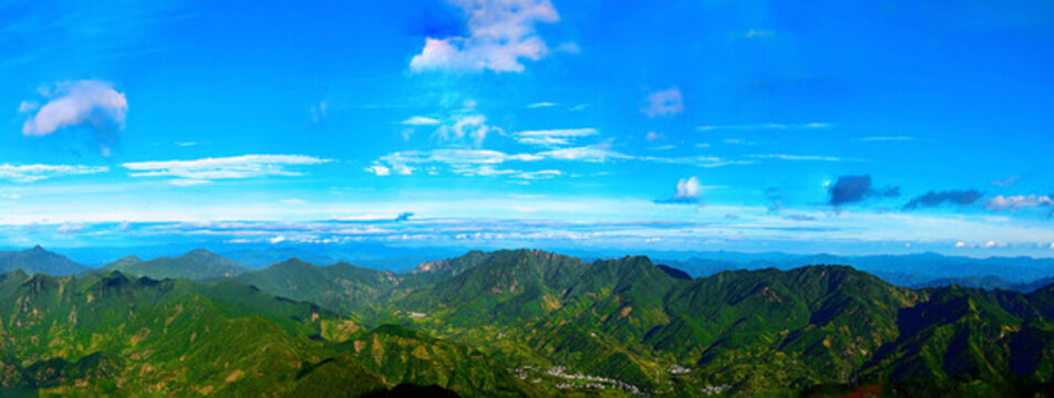 杭州太子尖全景圖