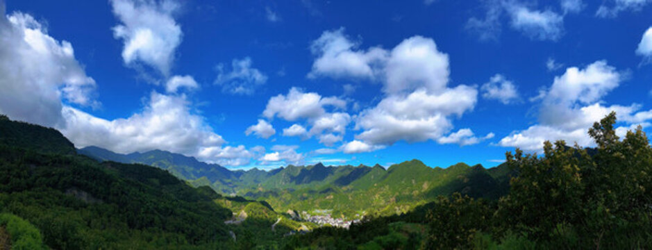 杭州太子尖全景圖