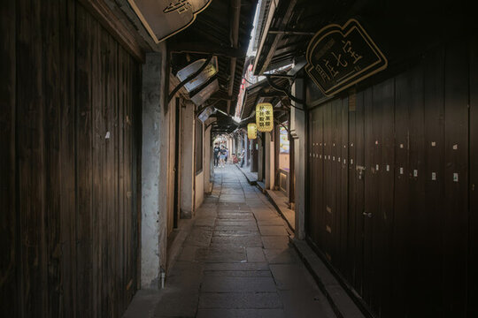 昆山周莊古鎮(zhèn)小巷