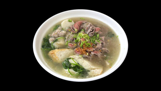 潮汕美食牛肉雜丸湯