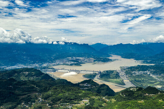 三峽大壩航拍