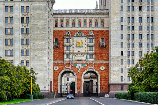 莫斯科大學(xué)校園一隅
