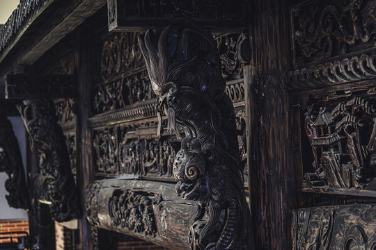 迪士普博物館徽派木建筑