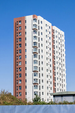 現(xiàn)代都市高樓建筑小區(qū)住宅樓