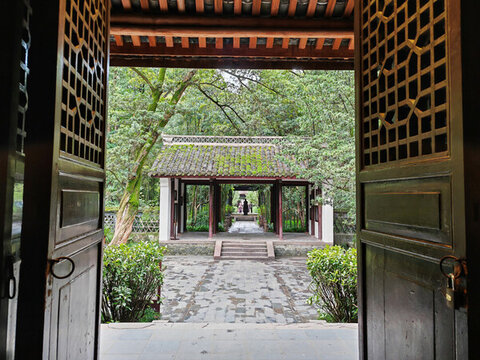 杜甫草堂柴門(mén)