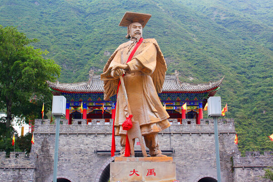 非遺傳說大禹羌族古建筑