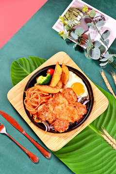 黑椒牛排意面
