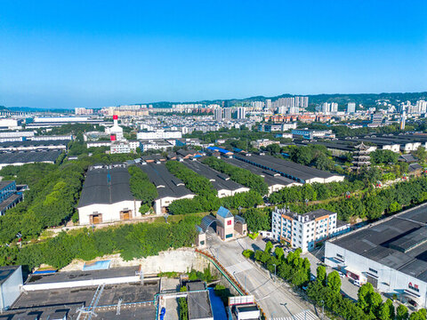 四川宜賓五糧液旅游景區(qū)航拍