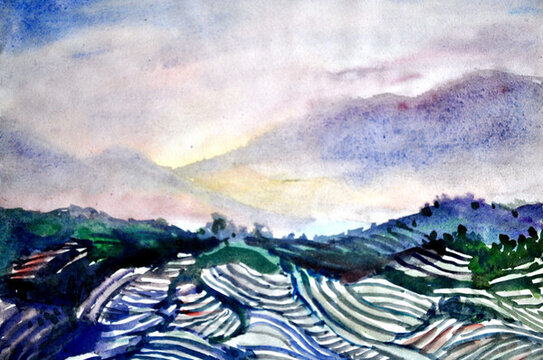 山里梯田