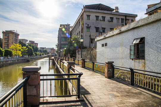 公園的九曲橋
