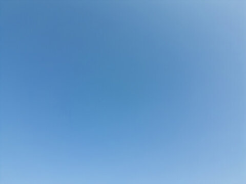 航拍純凈的天空