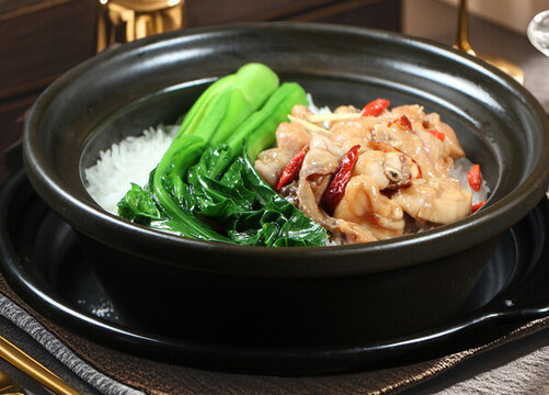 滑雞煲仔飯