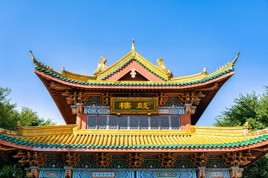 江蘇省淮安景會寺的古建筑風光