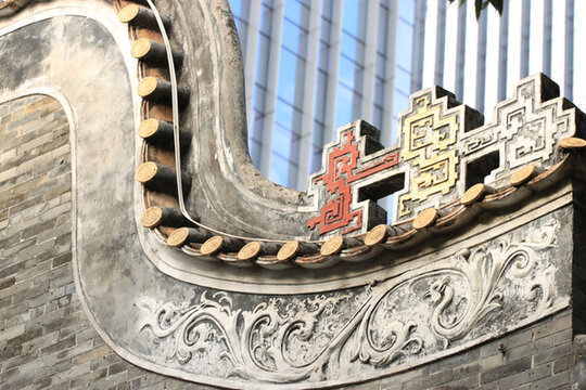 中式建筑屋檐