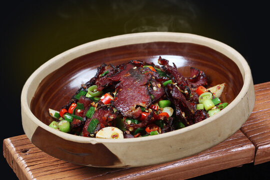 小炒臘牛肉